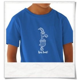 Kinder T-Shirt Kein Bock ! aus Biobaumwolle & Fair hergestellt in Blau