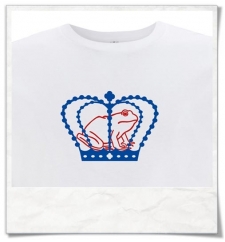 Frog the King T-Shirt in white
