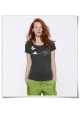  Butterfly & Snail in Love / women T-Shirt / Anthracite 