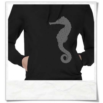 Seahorse women\'s hoodie / Hoody Fair Wear & Organic cotton