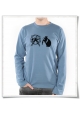 Organic longsleeve Hamster & Hamsterwheel for men