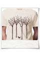 T-Shirt " the bird in the forest "