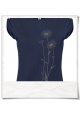 Blumen / Frauen T-Shirt / Navy / Fair Wear