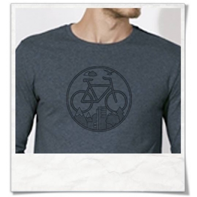 Bike T-Shirt for men fair & Organic Cotton