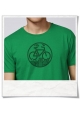 T-Shirt mit Fahrrad-Print / Bike / Fahrrad Fair und aus Biobaumwolle