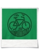 Bike T-Shirt organic cotton & Fair Wear in green 