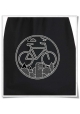 Fair Wear & organic cotton Bike drawstring Bag in black