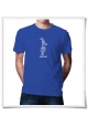 Kein Bock / men T-Shirt / Blue / Fair Organic and Eco