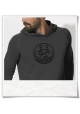 Bike men's hoodie in gray