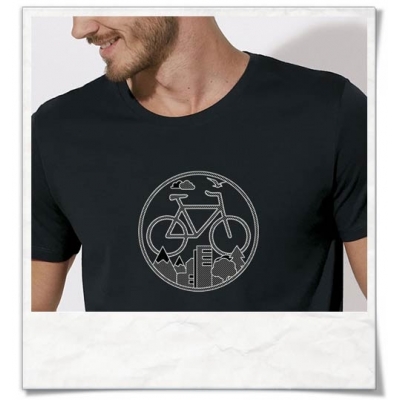 Bike men\'s T-Shirt in black