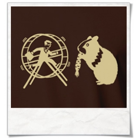 HamHam, out of the hamster wheel :) T-Shirt
