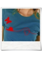 Snail & Butterfly in love T-Shirt / Blue