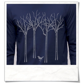 The bird in the forest Longsleeve T-Shirt