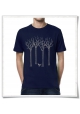 The bird in the forest / men T-Shirt / Navy / Fair and Organic