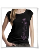 Flowers T-Shirt women T-Shirt / Black / Fair Wear