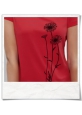 Blumen T-Shirt / Rot