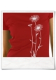 Snail and Butterfly in love / women T-Shirt / Red / Fair Organic and Eco