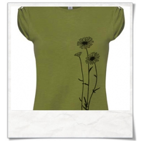 Flowers T-Shirt / Green