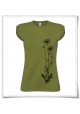 Blumen / Frauen T-Shirt / Grün / Fair Wear
