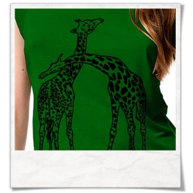 Giraffes / Giraffes Bamboo T-Shirt