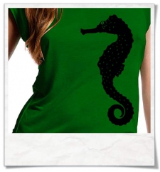 Seahorse T-Shirt / Green