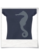 Seahorse T-Shirt women T-Shirt / Navy / Fair Wear