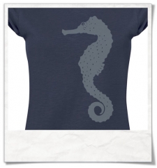  Women T-Shirt Seahorse