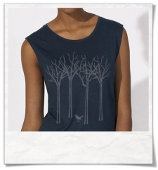 The bird in the forest Sleeveless Tee