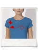 Butterfly and snail women T-Shirt