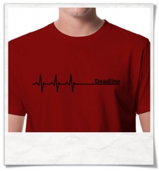 Deadline T-Shirt in rot
