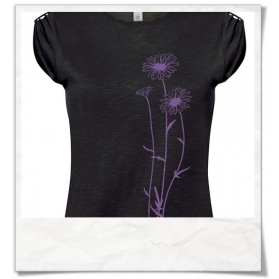 Flowers T-Shirt in Black