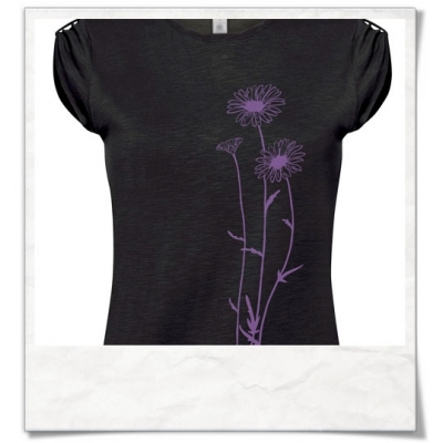 Women T-Shirt Flowers 