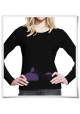 The Bird & The Sunset women Longsleeve T-Shirt in black