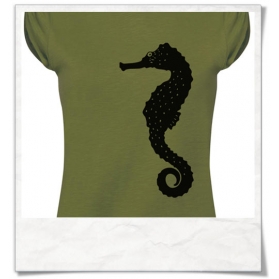  Women T-Shirt Seahorse