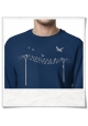 Sweatshirt Birds on wire ( organic cotton and fair produced )