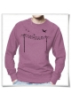 Women's Sweatshirt Birds on wire ( organic and fair )