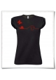 Snail and Butterfly in love T-Shirt / Black