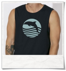 Sleeveles Shirt Dolphin Sunset Fair Wear & Organic Cotton