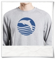 Sweatshirt Dolphin ( organic cotton and fair produced )