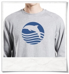 Sweatshirt Dolphin ( organic cotton and fair produced )