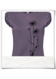 Blumen T-Shirt in lila