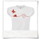 Damen T-Shirt Schmetterling & Schnecke in Weiß  Fair hergestellt