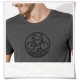 Bike T-Shirt in gray Fair Wear & organic cotton