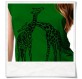 Frauen T-Shirt Giraffe / Giraffen aus Bambus &  Fair hergestellt