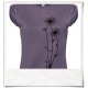 Blumen T-Shirt in lila