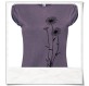 Flowers T-Shirt / Lila